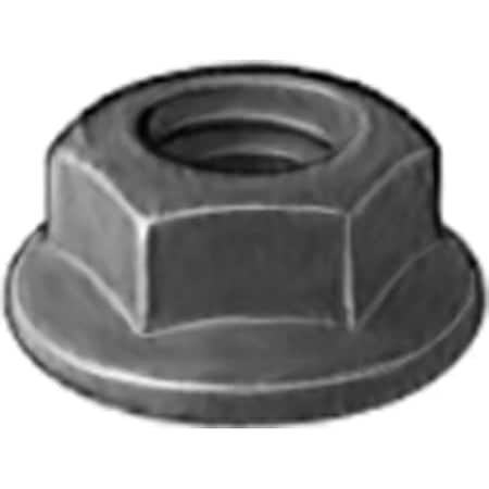 Auveco HEX FLANGE NUT M5-.8 BLACK OXIDE, 50PK 19309